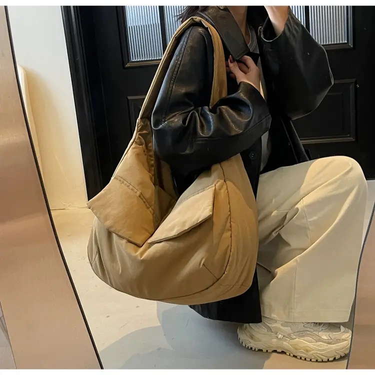 Beige Crossbody Tote Bag for Women Large Capacity — feature 46