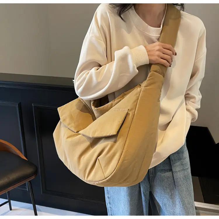 Beige Crossbody Tote Bag for Women Large Capacity — feature 47