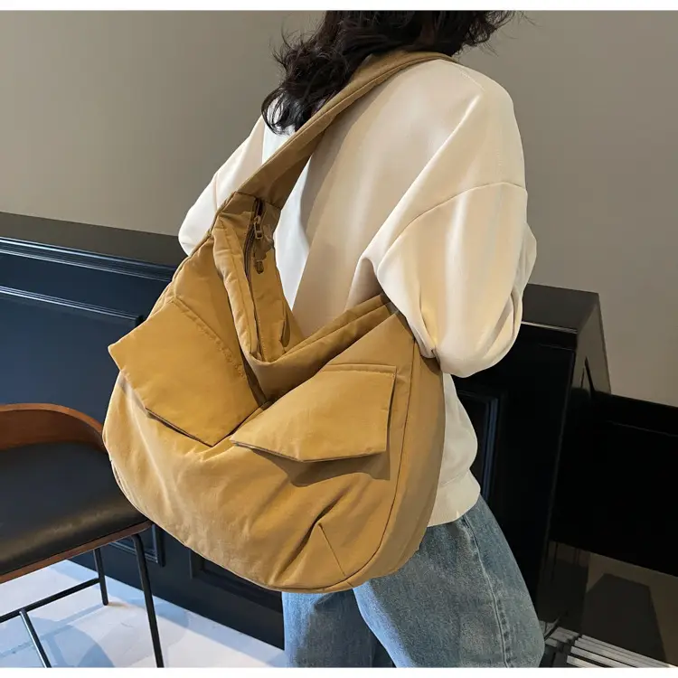 Beige Crossbody Tote Bag for Women Large Capacity — feature 50