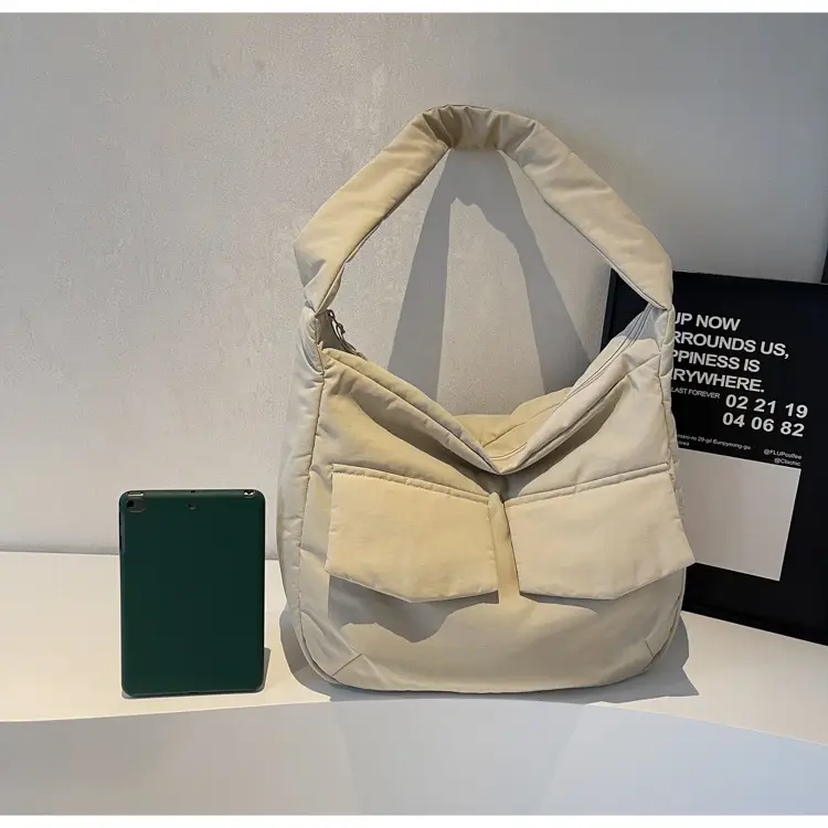 Beige Crossbody Tote Bag for Women Large Capacity — feature 6