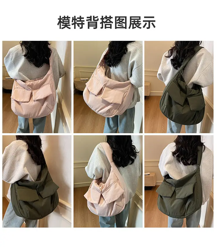Beige Crossbody Tote Bag for Women Large Capacity — feature 7