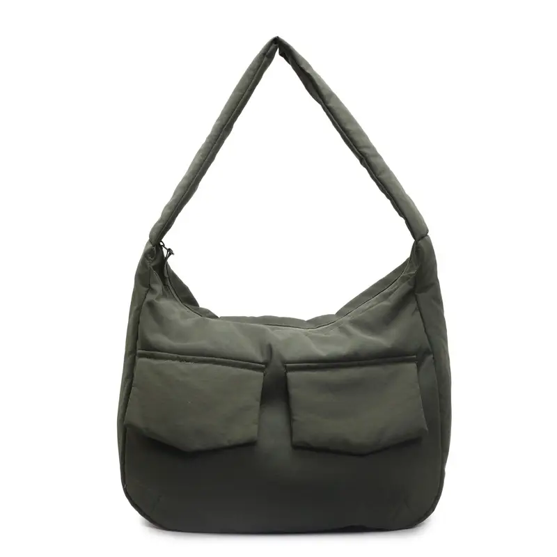 Beige Crossbody Tote Bag for Women Large Capacity