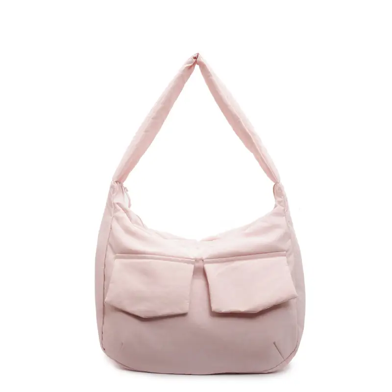Beige Crossbody Tote Bag for Women Large Capacity