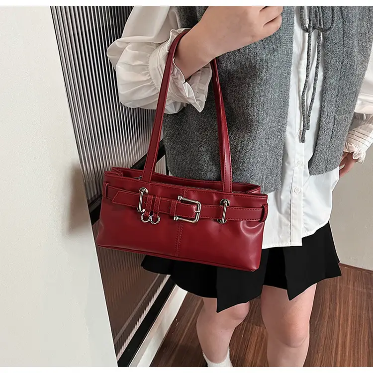 Red Korean Style Shoulder Bag for Women — feature 17