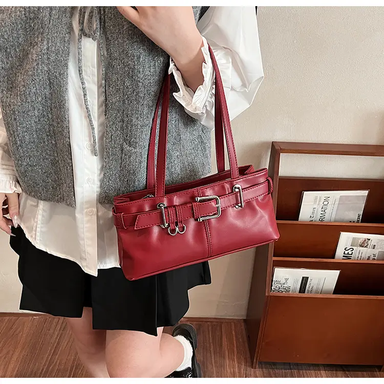 Red Korean Style Shoulder Bag for Women — feature 18
