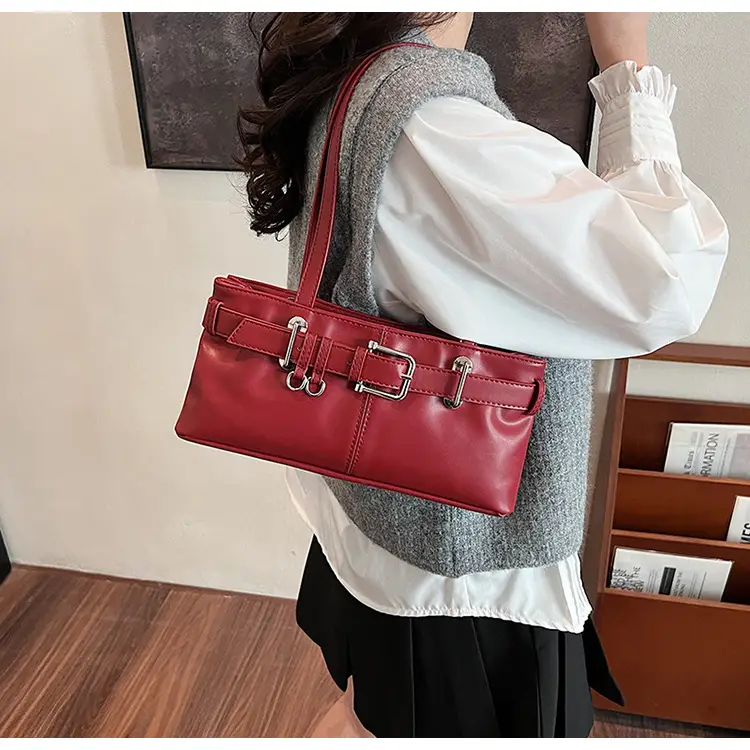 Red Korean Style Shoulder Bag for Women — feature 21