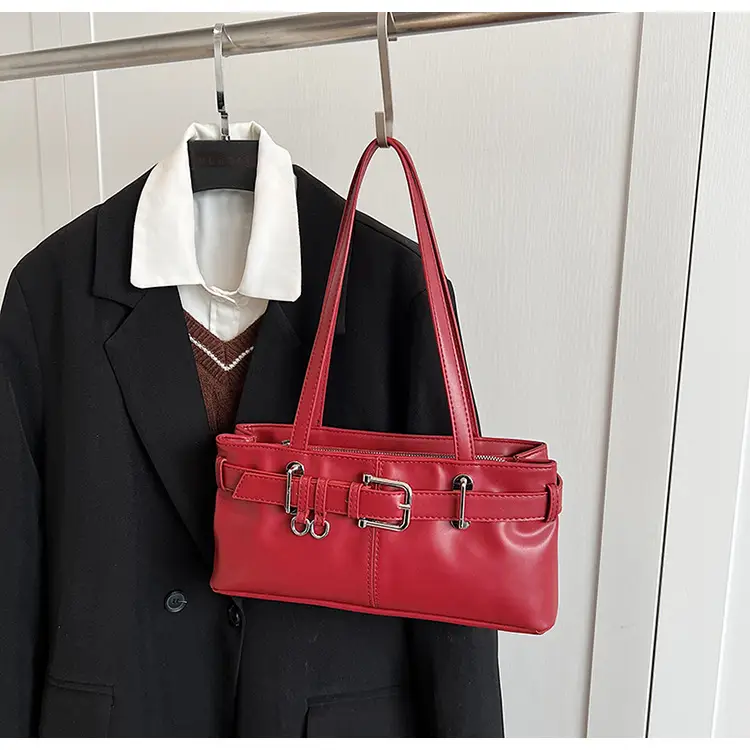 Red Korean Style Shoulder Bag for Women — feature 36