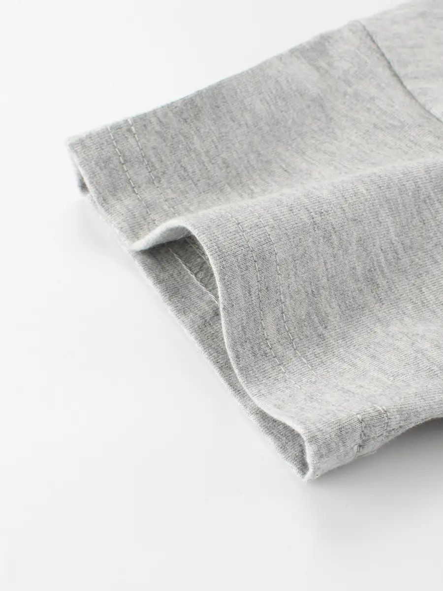 Gray Cotton T-Shirt for Boys Summer Wear - Image 5