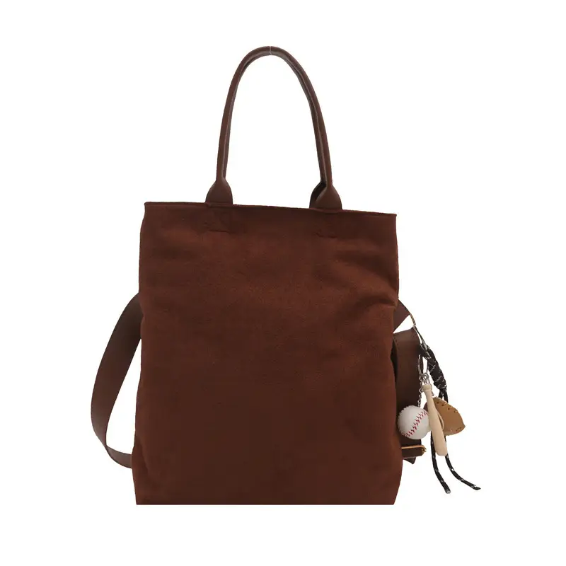 Women's Large Capacity Tan Shoulder Tote Bag 2024 - Image 13