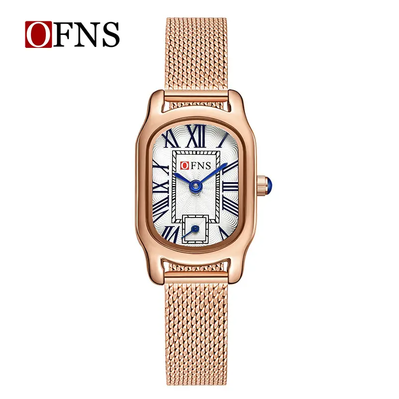O'Fani's Women's Roman Numeral Quartz Watch Brown Leather Band - Image 8