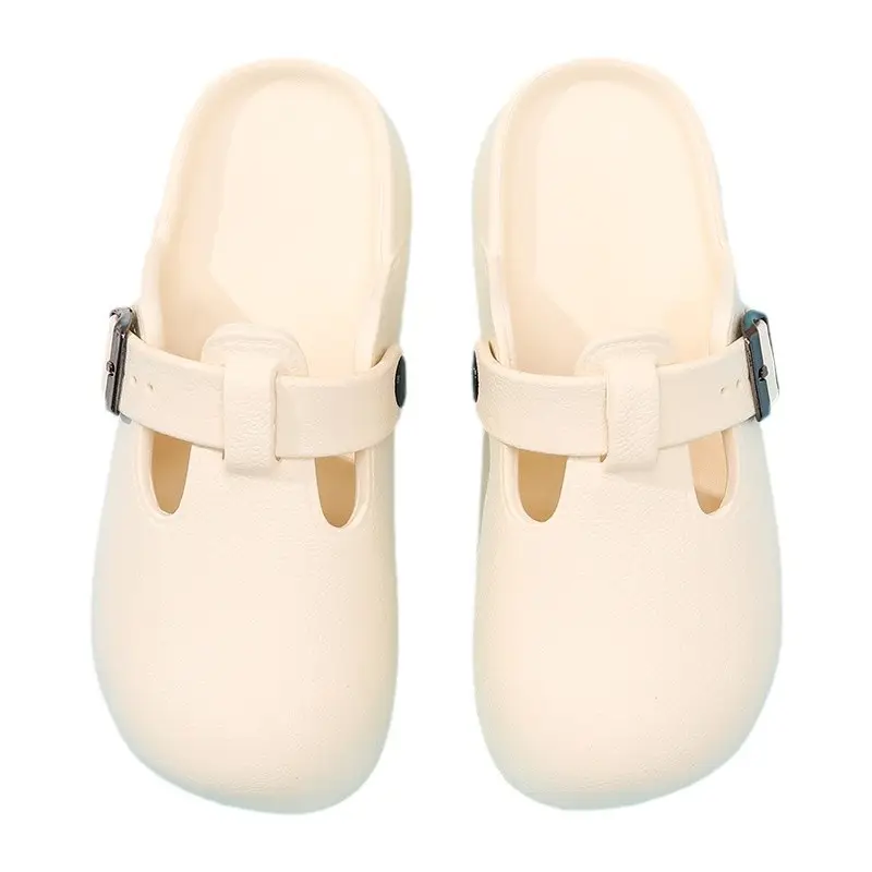 Birkenstocks Shoes Women's Summer Wear Wear-resistant Non-slip Thick Bottom Top Slippers EVA Non-stinky Feet Beach High-end Sandals - Image 8