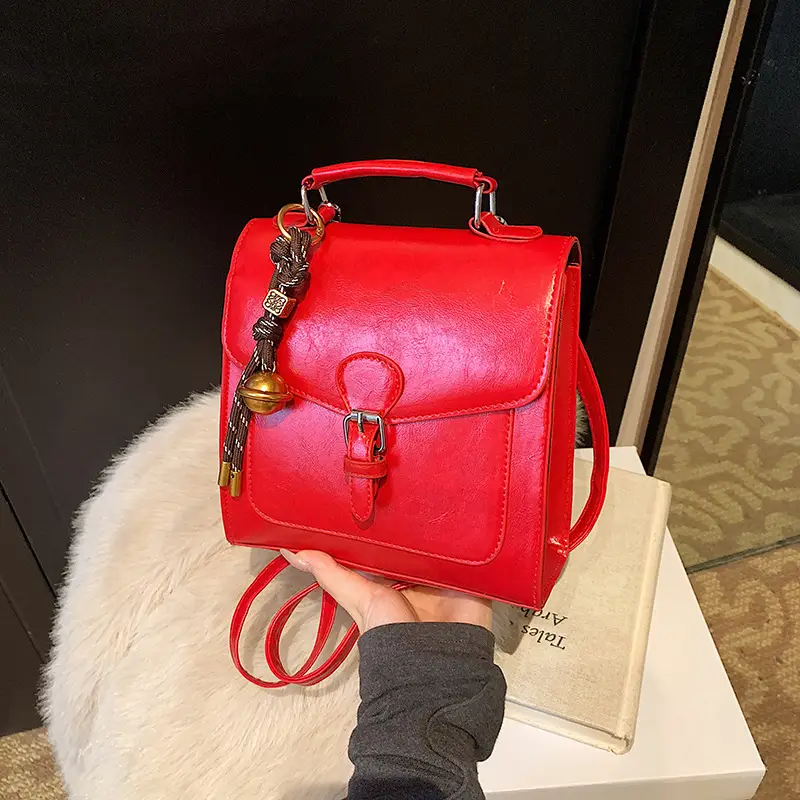 Black Leather Shoulder Crossbody Bag for Women 2025 - Image 12