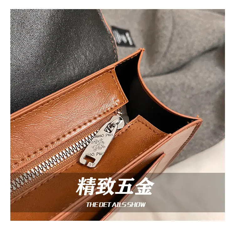 Black Leather Shoulder Crossbody Bag for Women 2025 — feature 3