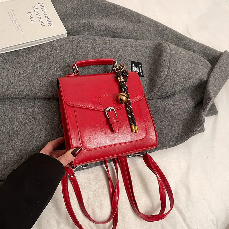 Black Leather Shoulder Crossbody Bag for Women 2025 - Image 10
