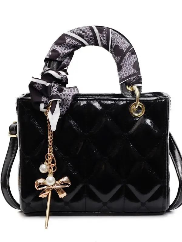 Pink Quilted Crossbody Bag for Women 2025 - Image 9