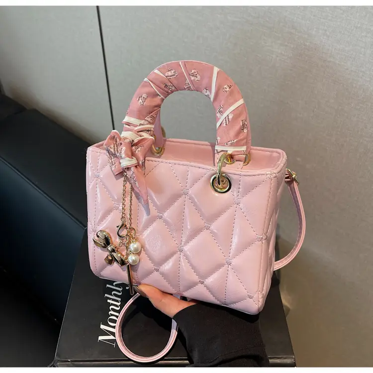 Pink Quilted Crossbody Handbag for Women 2026 — feature 10