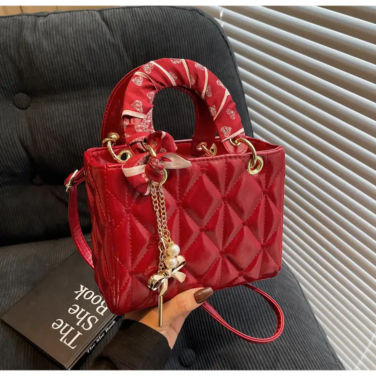 Pink Quilted Crossbody Handbag for Women 2026 — feature 13