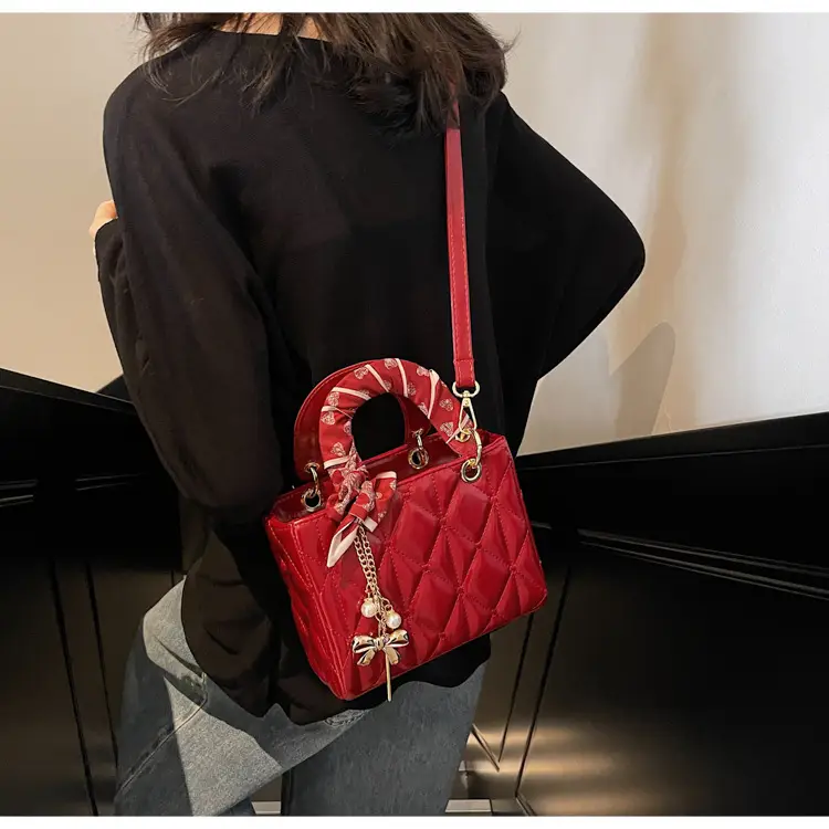 Pink Quilted Crossbody Handbag for Women 2026 — feature 17