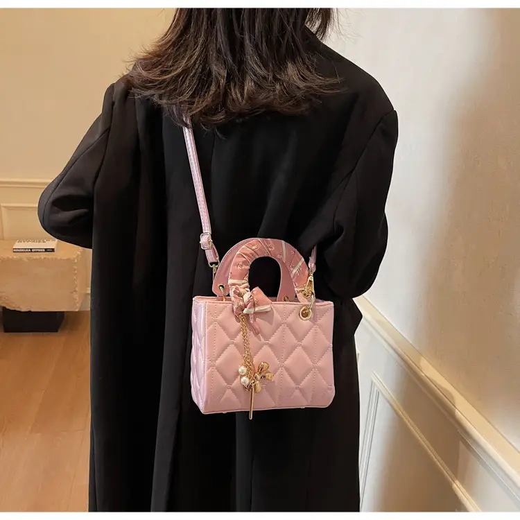Pink Quilted Crossbody Handbag for Women 2026 — feature 31