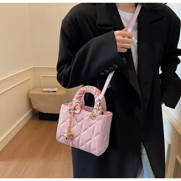 Pink Quilted Crossbody Handbag for Women 2026 — feature 32