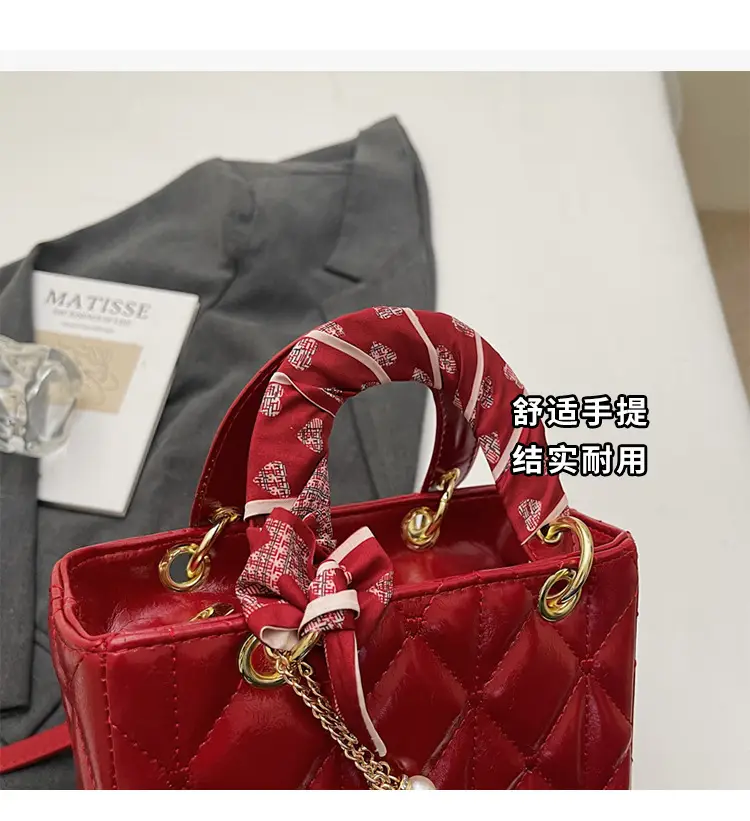 Pink Quilted Crossbody Handbag for Women 2026 — feature 5