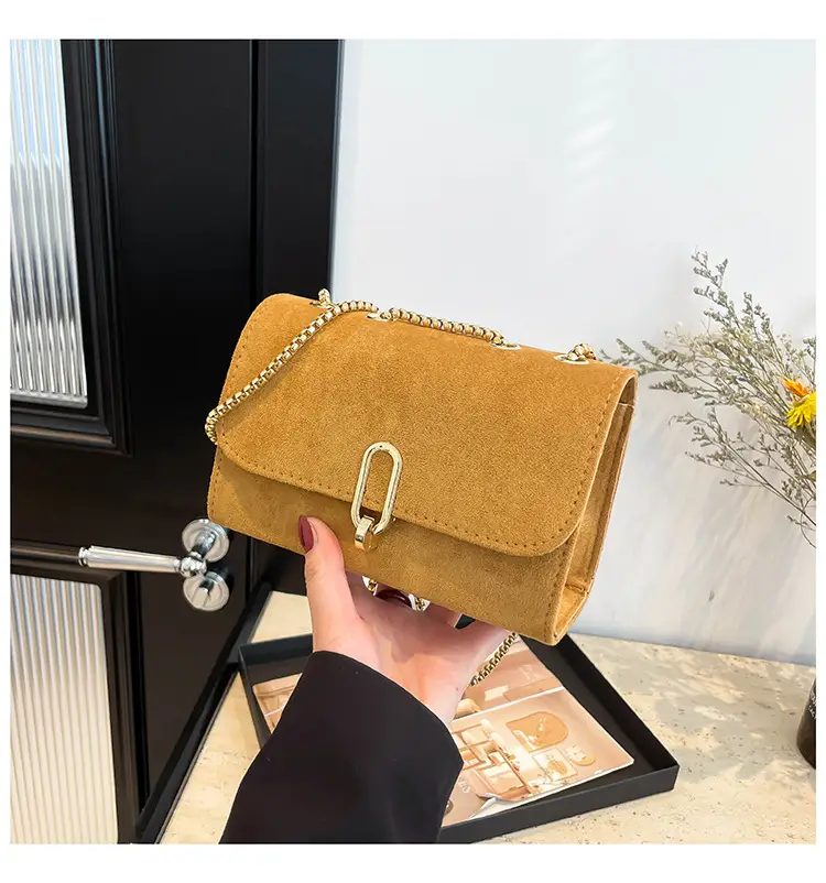 Brown French Style Shoulder Bag for Women 2024 - Image 2