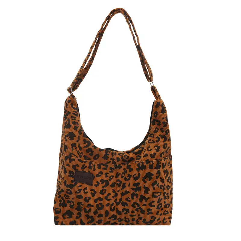 Leopard Tote Bag Large Capacity Underarm Shoulder Bag - Image 8