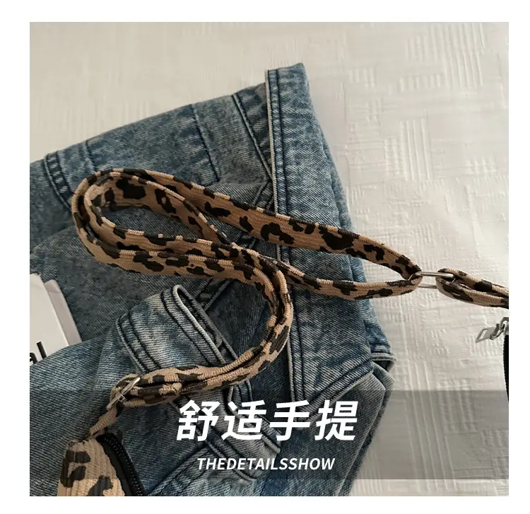 Leopard Tote Bag Large Capacity Underarm Shoulder Bag — feature 7