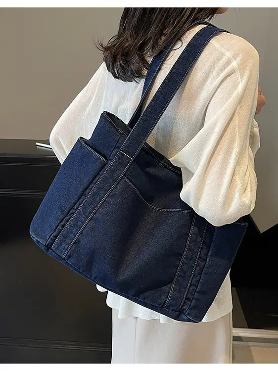 Denim Crossbody Bag Women 2025 Large Capacity