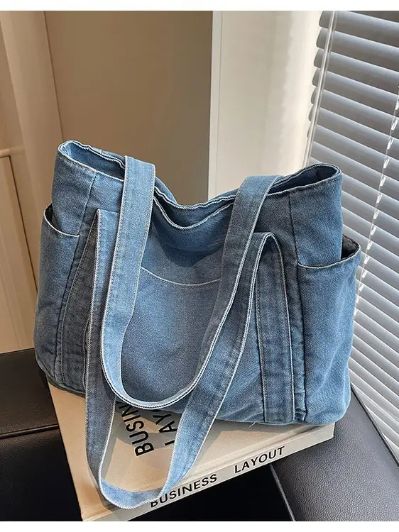 Denim Crossbody Bag Women 2025 Large Capacity