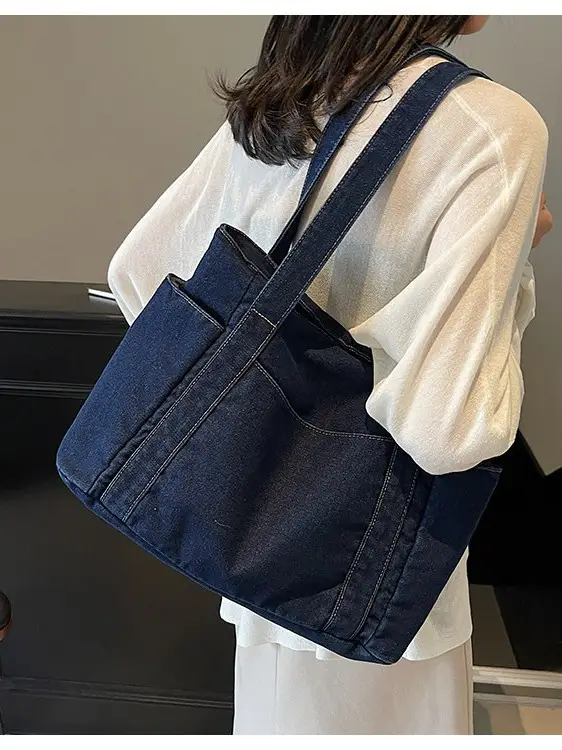 Denim Crossbody Bag Women 2026 Large Capacity - Image 5