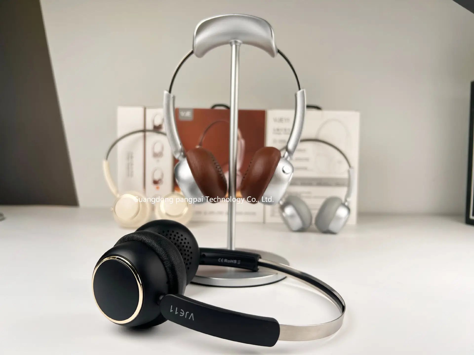 2025 Retro Metal Bluetooth Headset Silver 5.4 β feature 8