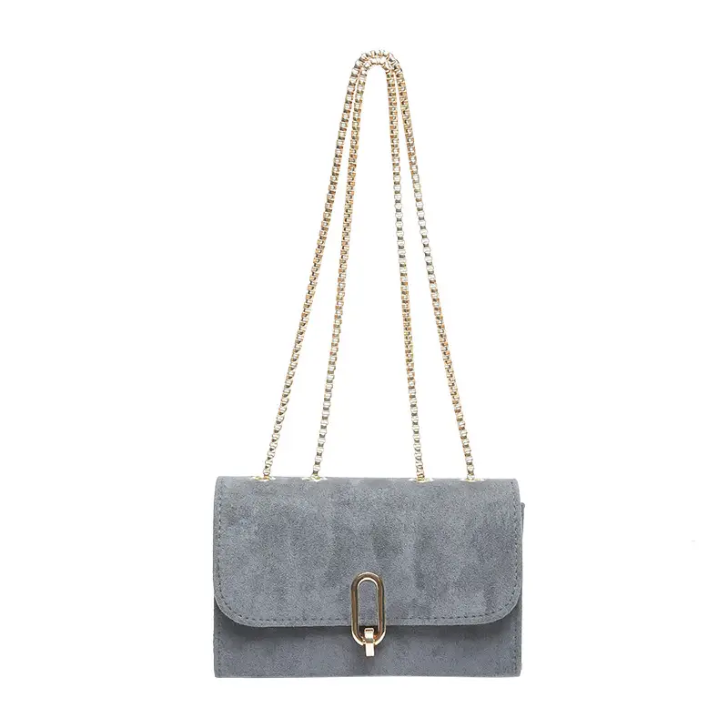 Small Square Suede Shoulder Bag for Women 2025 - Image 3