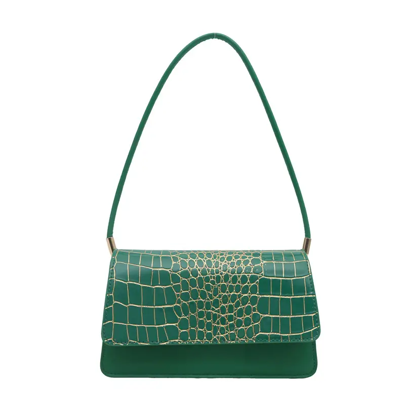 Elegant Croc Leather Handbag Set of 5 Colors - Image 2