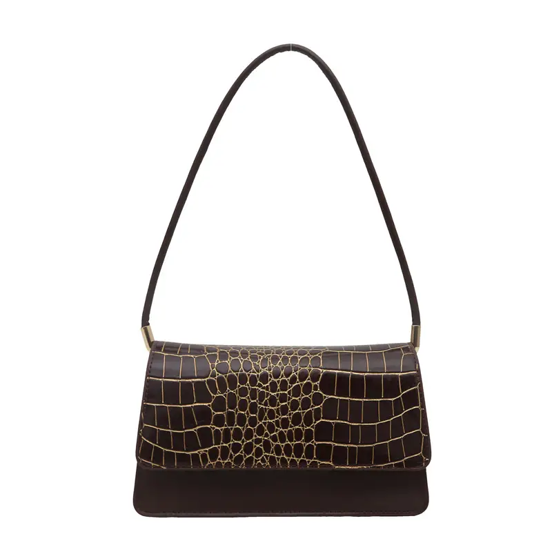 Elegant Croc Leather Handbag Set of 5 Colors - Image 5
