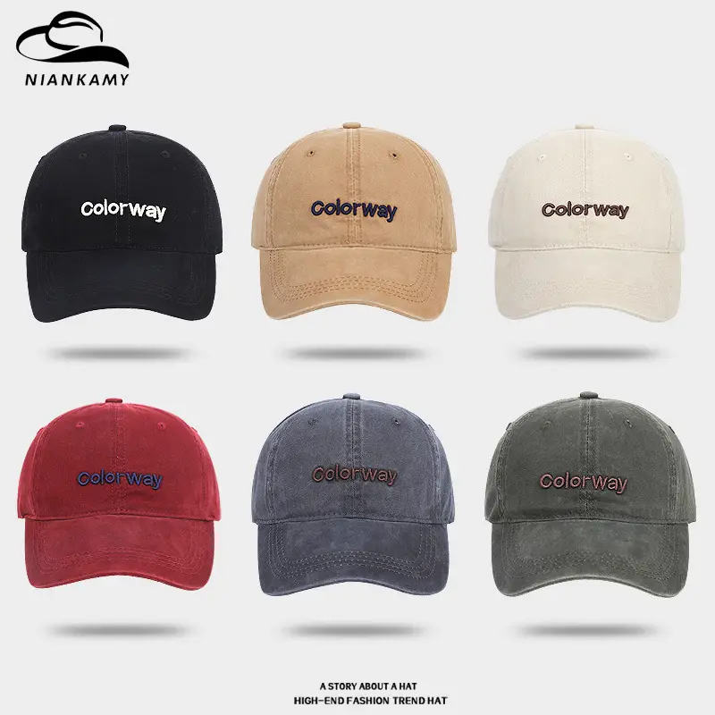 English Embroidered Baseball Cap Unisex Soft Top - Image 7