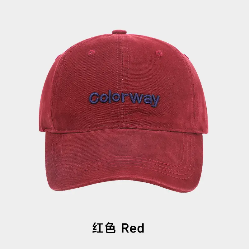 English Embroidered Baseball Cap Unisex Soft Top - Image 2