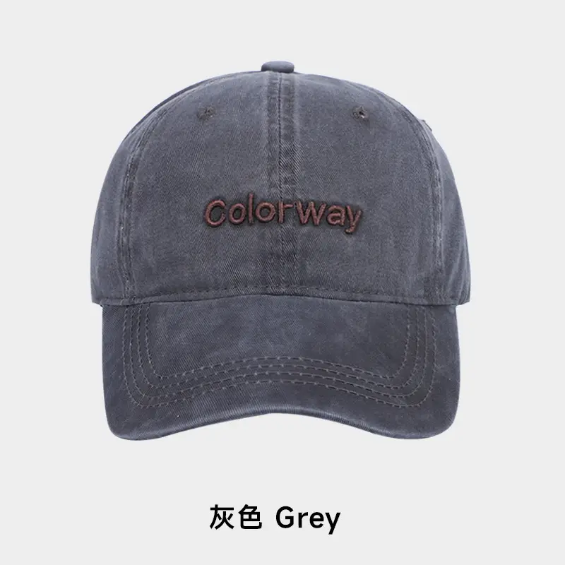 English Embroidered Baseball Cap Unisex Soft Top - Image 3
