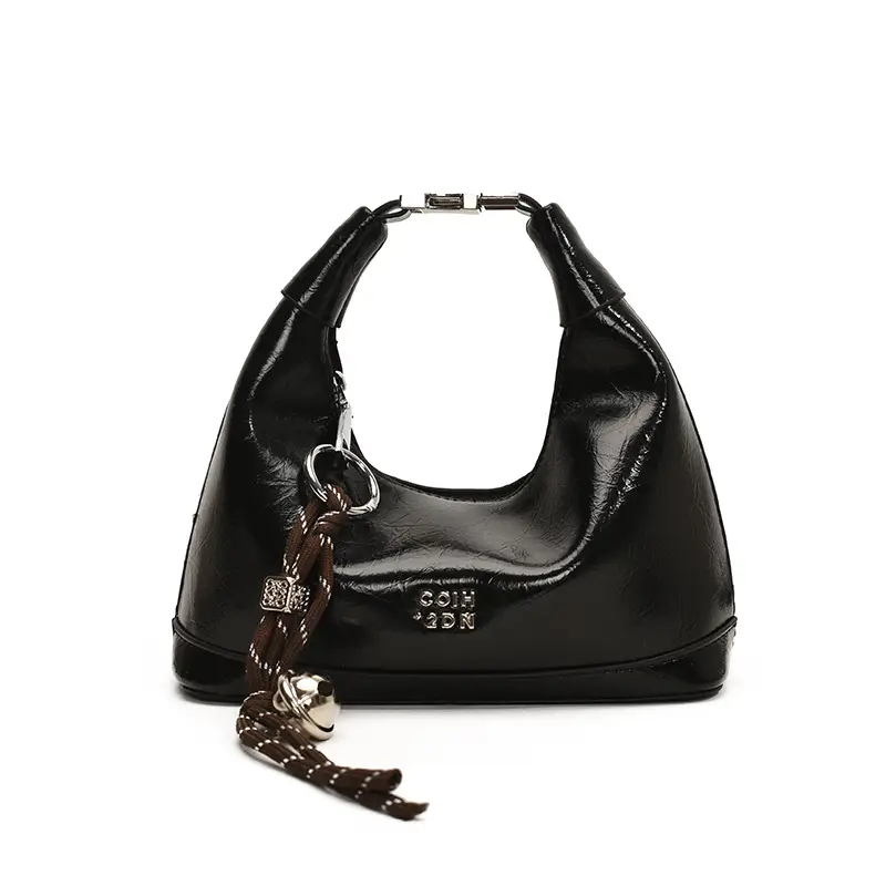 Black Retro Handbag Women's 2025 New - Image 10