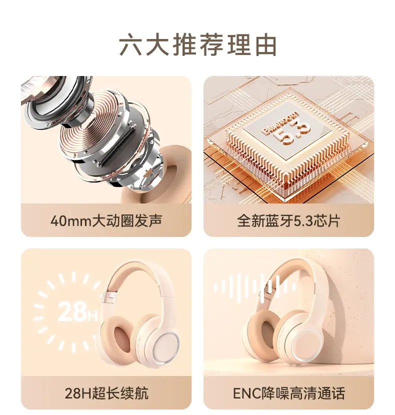 Wireless Bluetooth Headset for Gaming & Mobile Use β feature 4