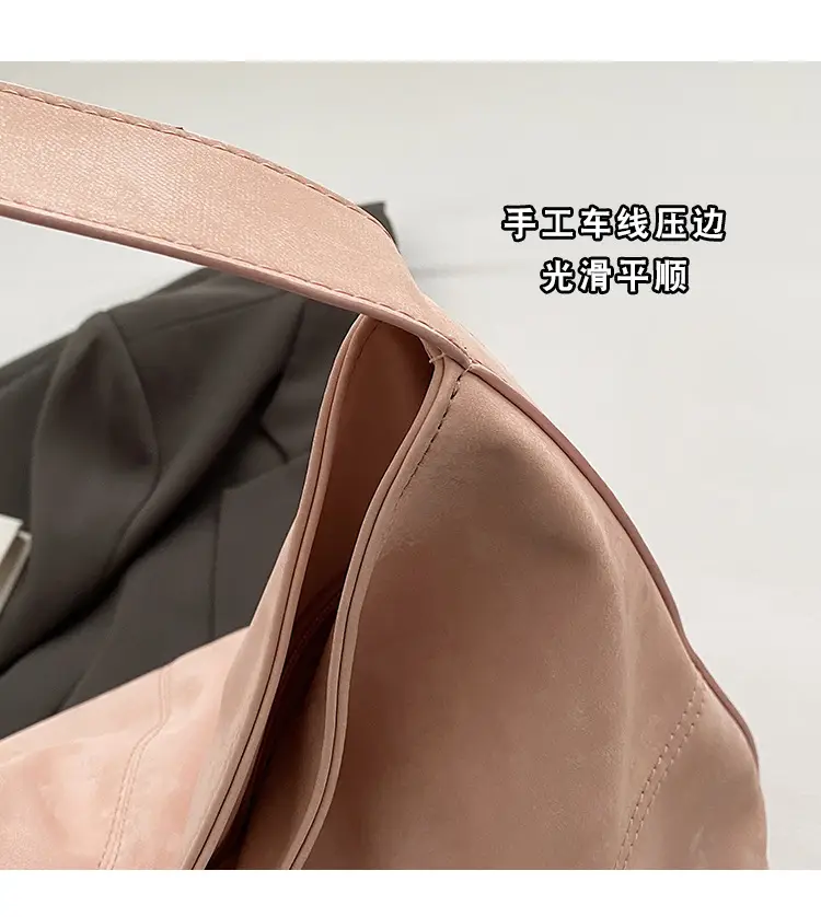 Women's Black Velvet Crossbody Bag Large Capacity — feature 10