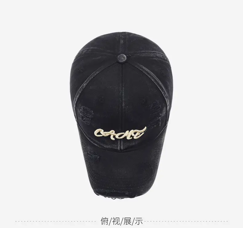 Vintage Washed Blue Baseball Cap for Men Women — feature 12