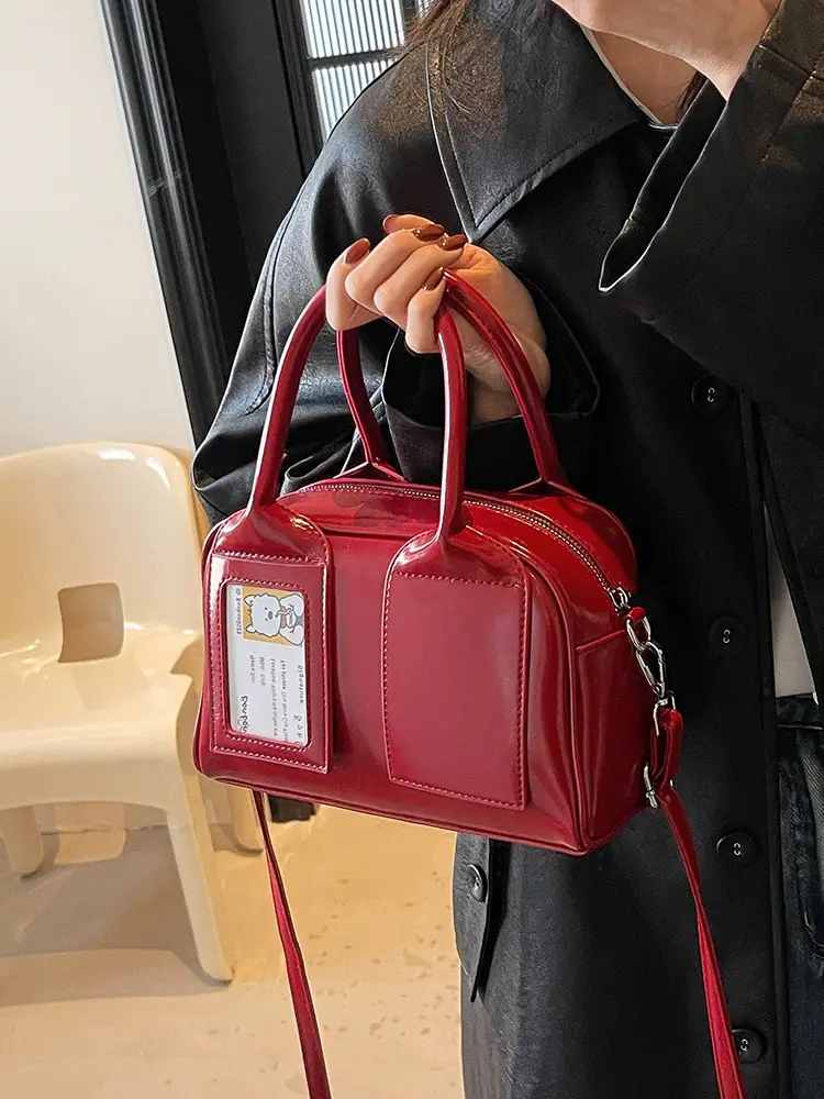 Red High-end Shoulder Crossbody Bag for Women - Image 8