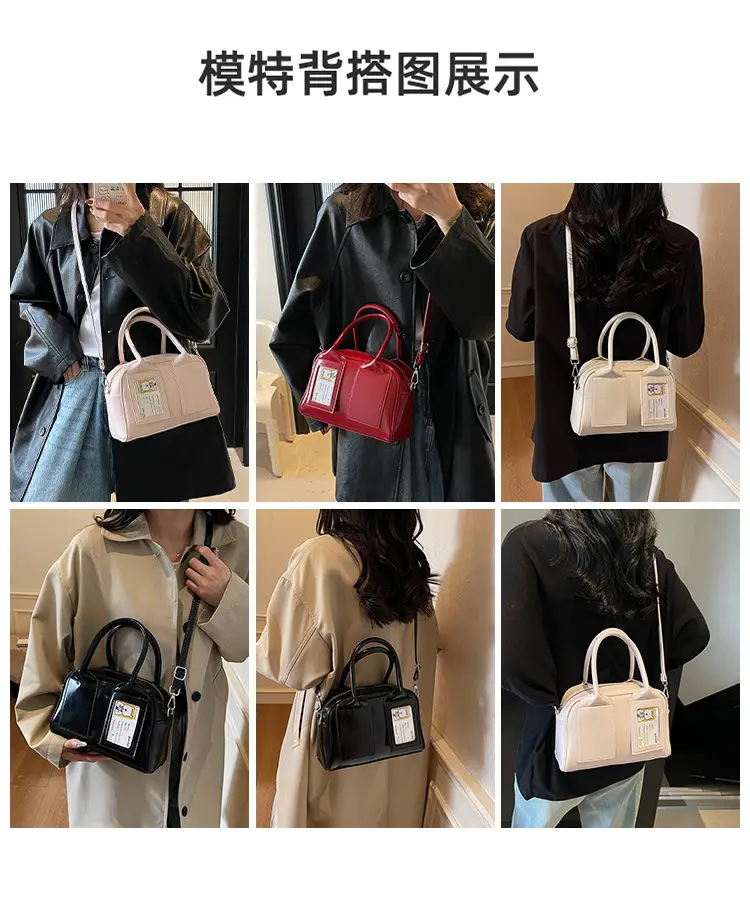 Red High-end Shoulder Crossbody Bag for Women — feature 1