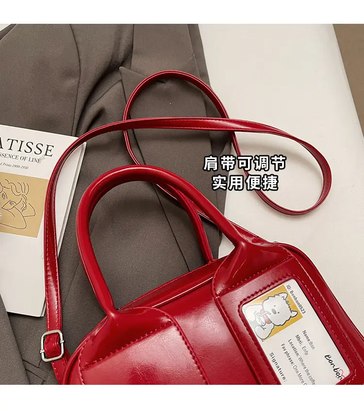 Red High-end Shoulder Crossbody Bag for Women — feature 3