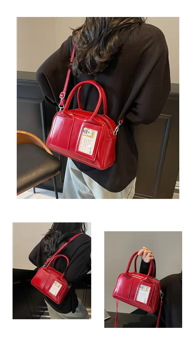 Red High-end Shoulder Crossbody Bag for Women — feature 9