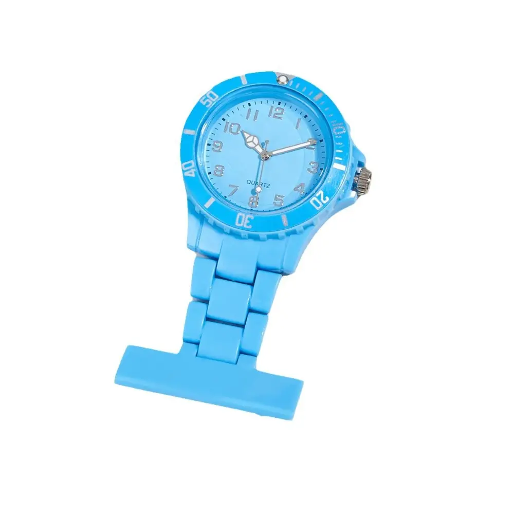 Blue Plastic Chain Watch with Large Dial - Image 10