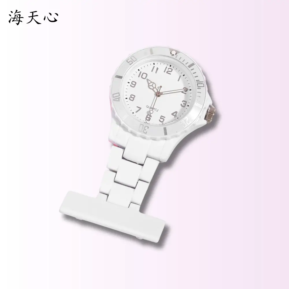 Blue Plastic Chain Watch with Large Dial - Image 3
