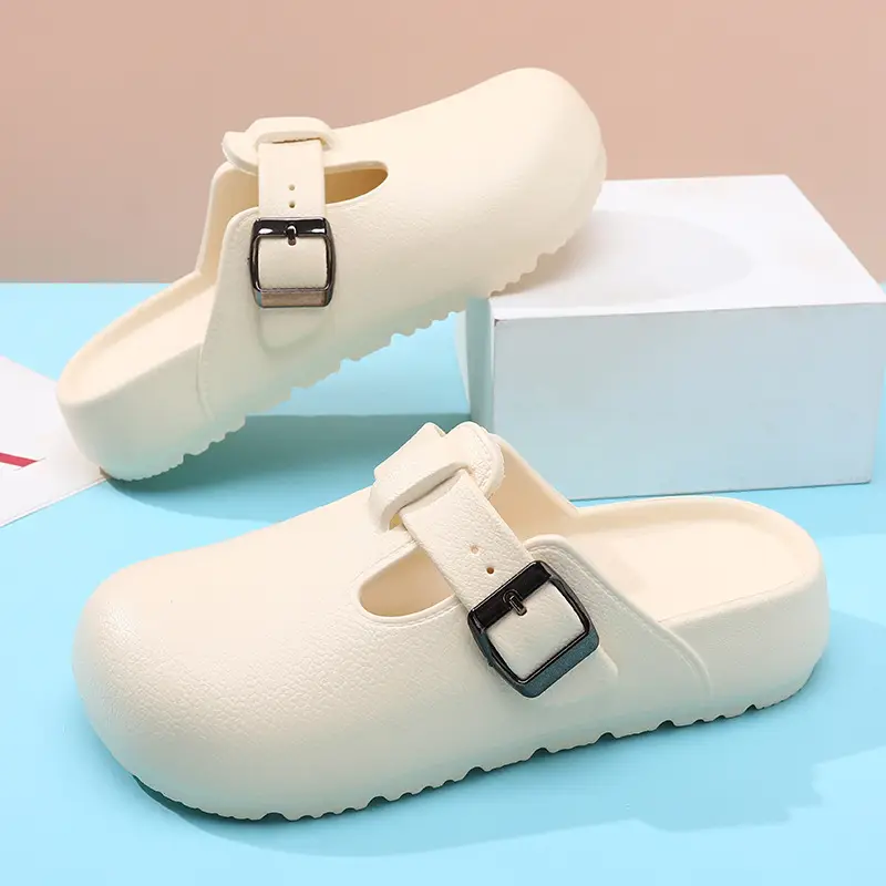 Birkan Shoes Women's Summer Outer Wear New Thick Bottom Header Slip-resistant EVA Non-stinky Foot Breathable Non-slip Beach Slippers - Image 5