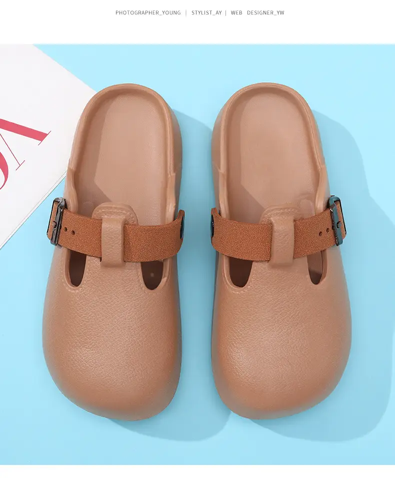 Birkan Shoes Women's Summer Outer Wear New Thick Bottom Header Slip-resistant EVA Non-stinky Foot Breathable Non-slip Beach Slippers — feature 16